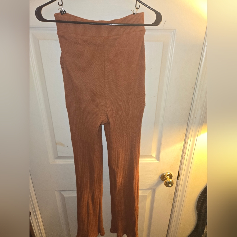 NWT Free People Orange Sweater And Pants-FP BEACH XS - Picture 6 of 8